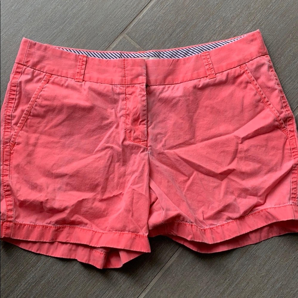 Jcrew Coral Chino Shorts